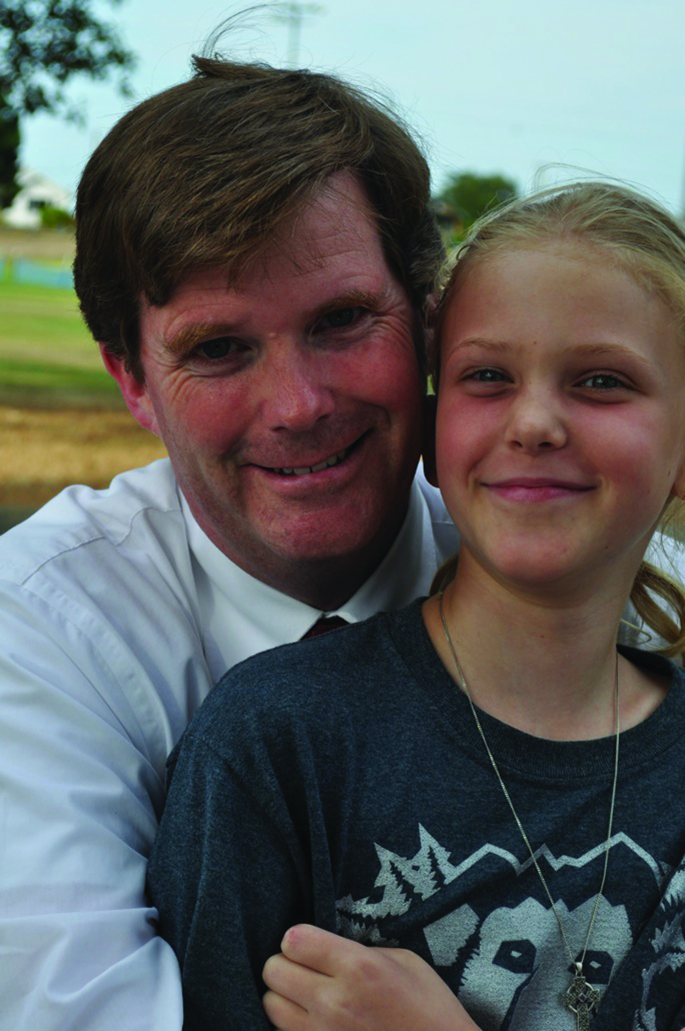 Patrick Irwin and his daughter Madeline