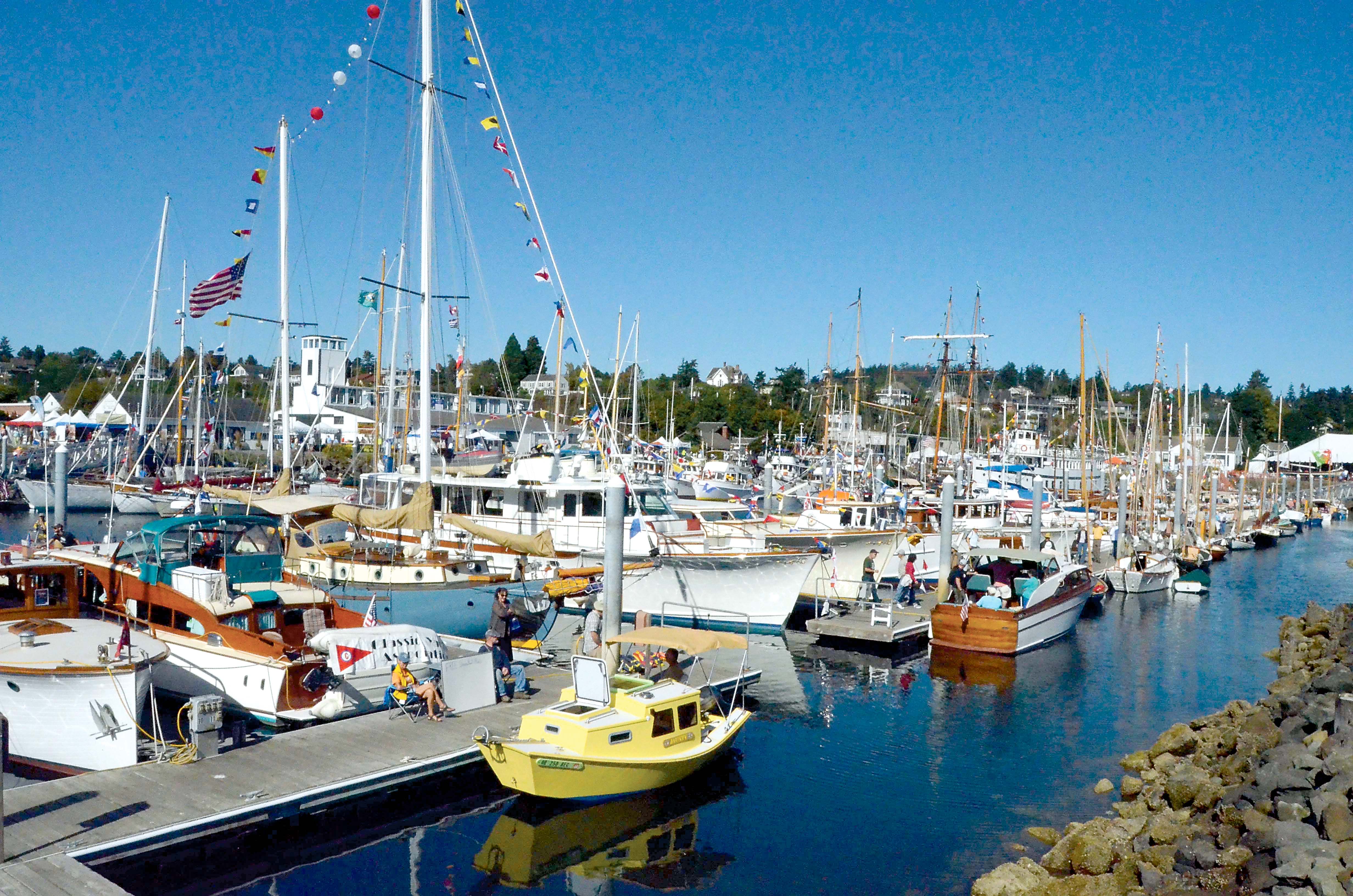 The annual Wooden Boat Festival