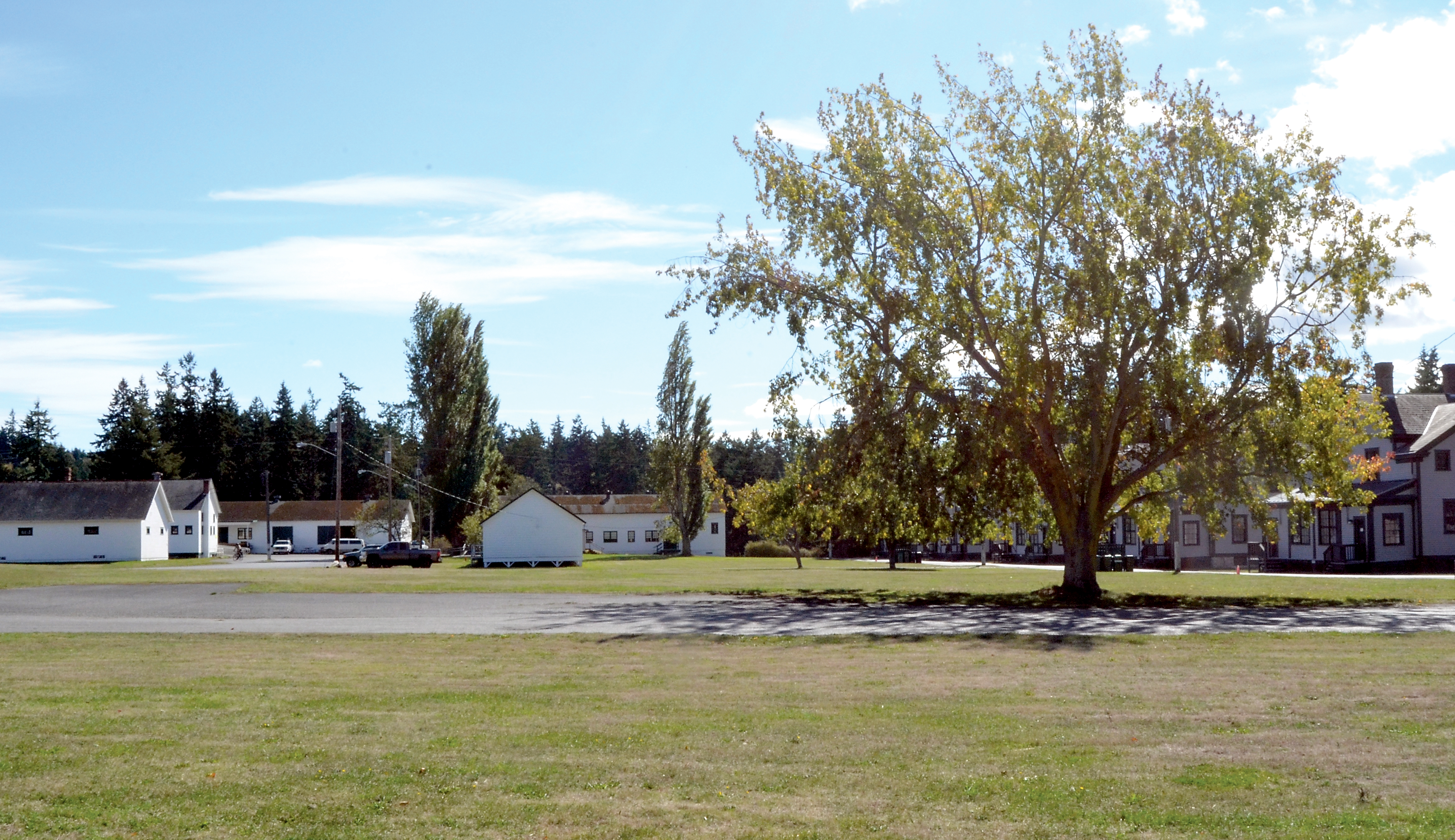 This meadow in Fort Worden State Park will become the Maker’s Square