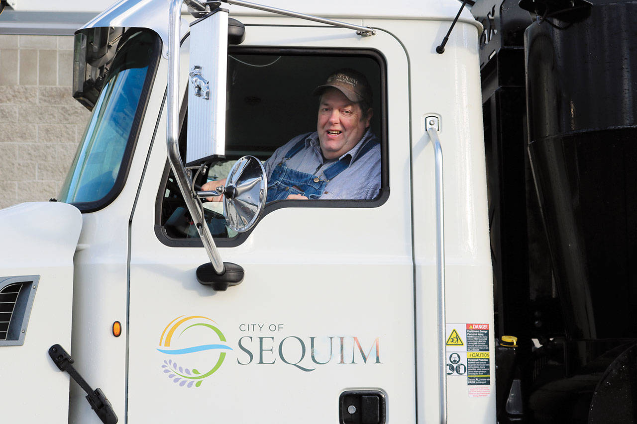 Sequim Public Works employee Clint Rushton retired Wednesday.