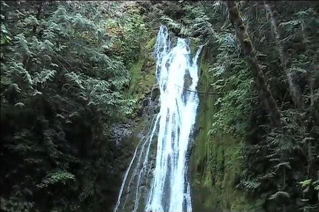 Madison Falls in a scene from the video. Keith Thorpe/Peninsula Daily News