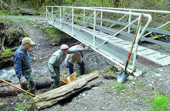 Trail volunteers