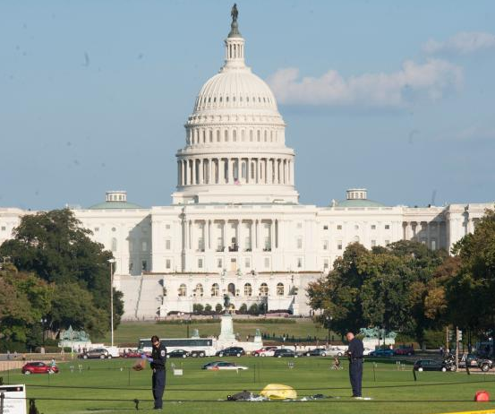 The incident happened on the National Mall