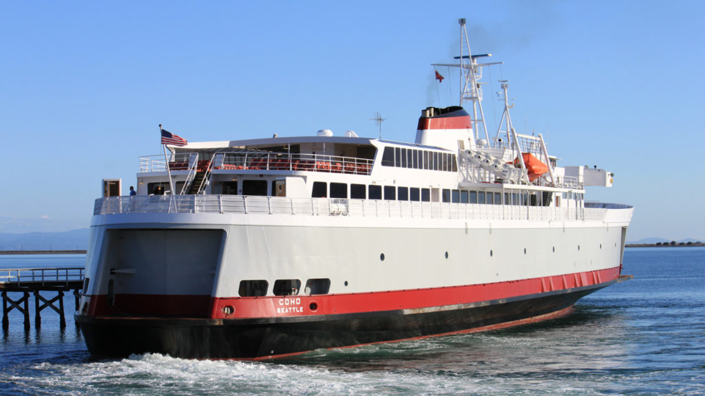 State ferries start winter schedule today. Privatelyowned Coho ferry