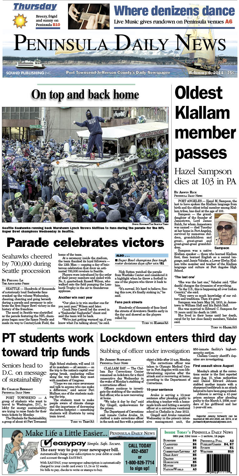 Today's front page for our Jefferson County readers.