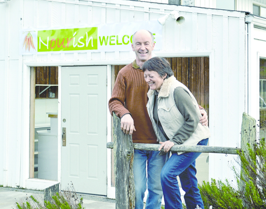 Dave and Tanya Rose are opening Nourish at the historic Bell House in Sequim. Joe Smillie/Peninsula Daily News