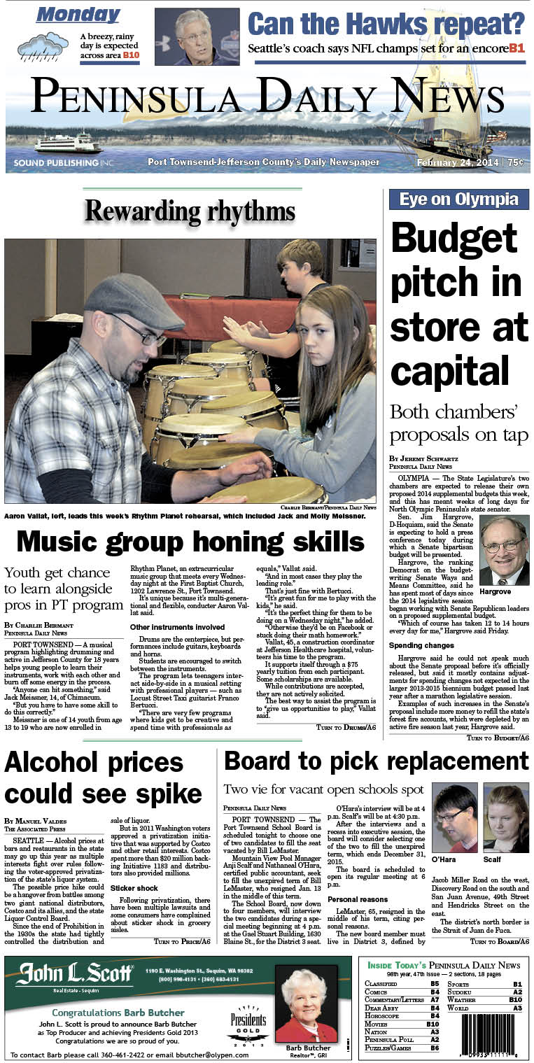 Today's front page for our Jefferson County readers.