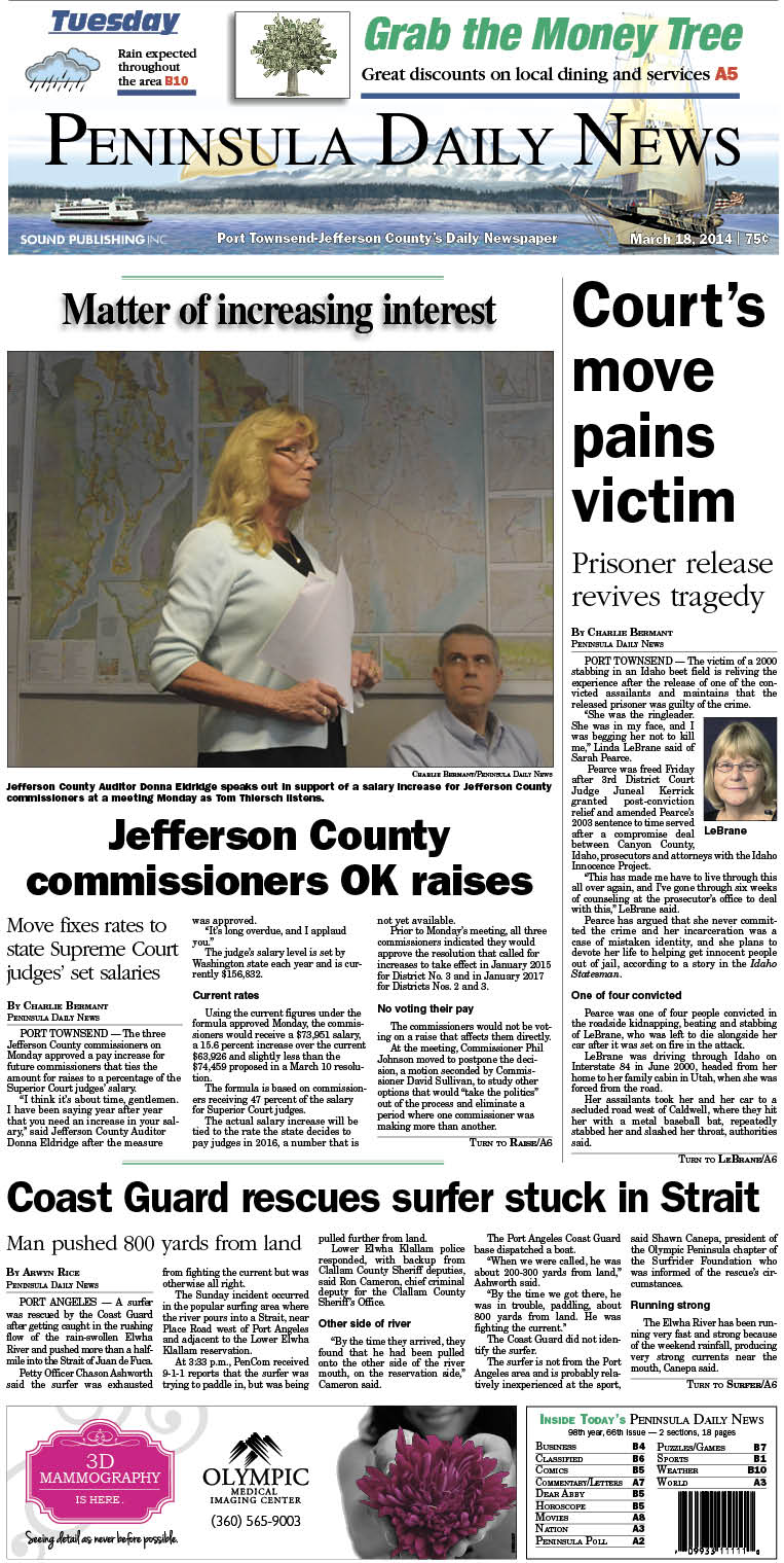 Today's front page for our Jefferson County readers.