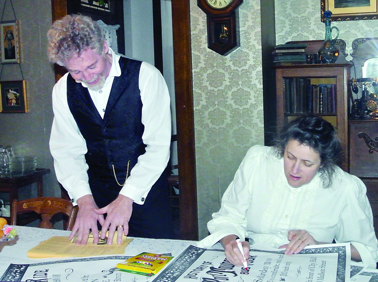 Victorian Festival organizers Nathan Barnett