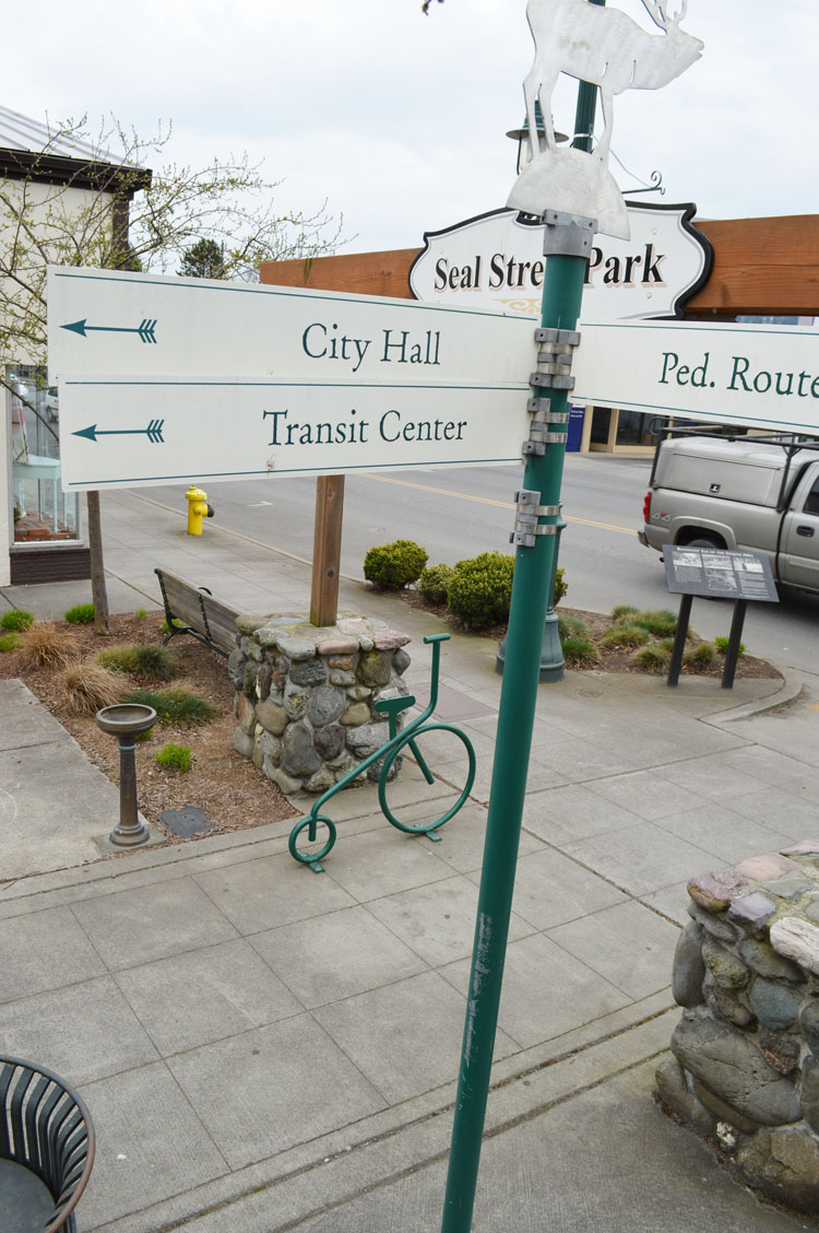 Seal Street Park will be getting new signage and other amenities in Sequim. Joe Smillie/Peninsula aily News