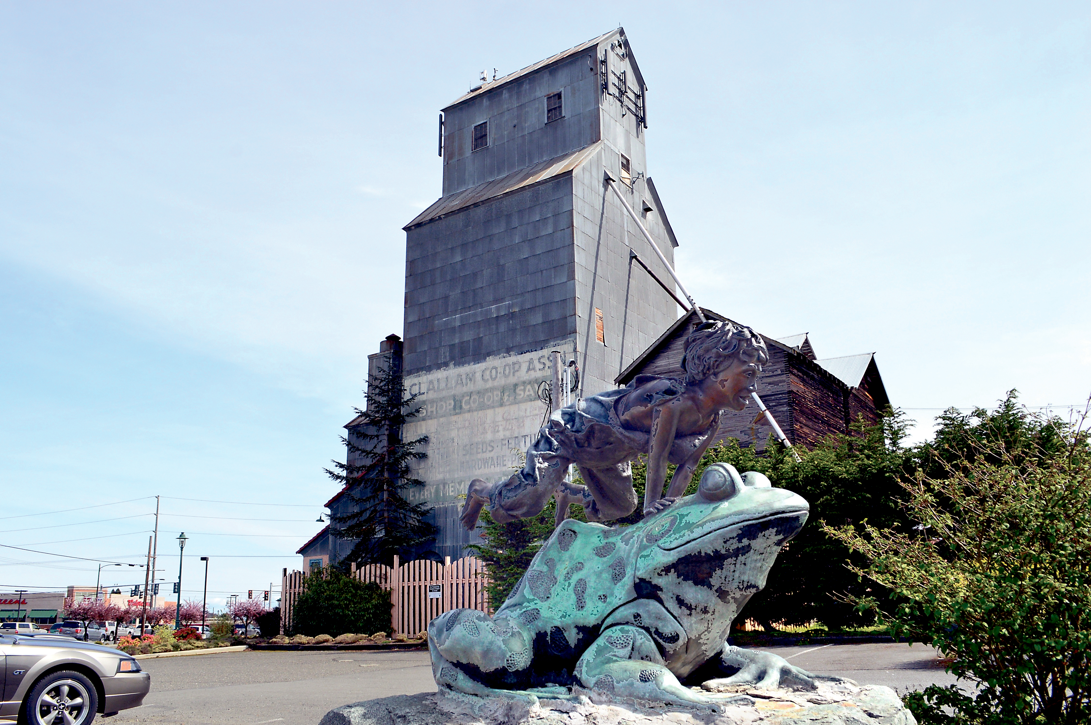 Sequim's landmark grain elevator is for sale until April 27