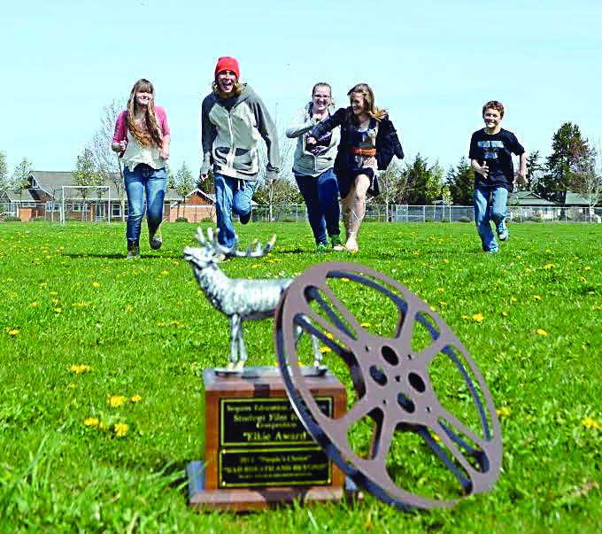 Sequim student filmmakers Tenille Tosland