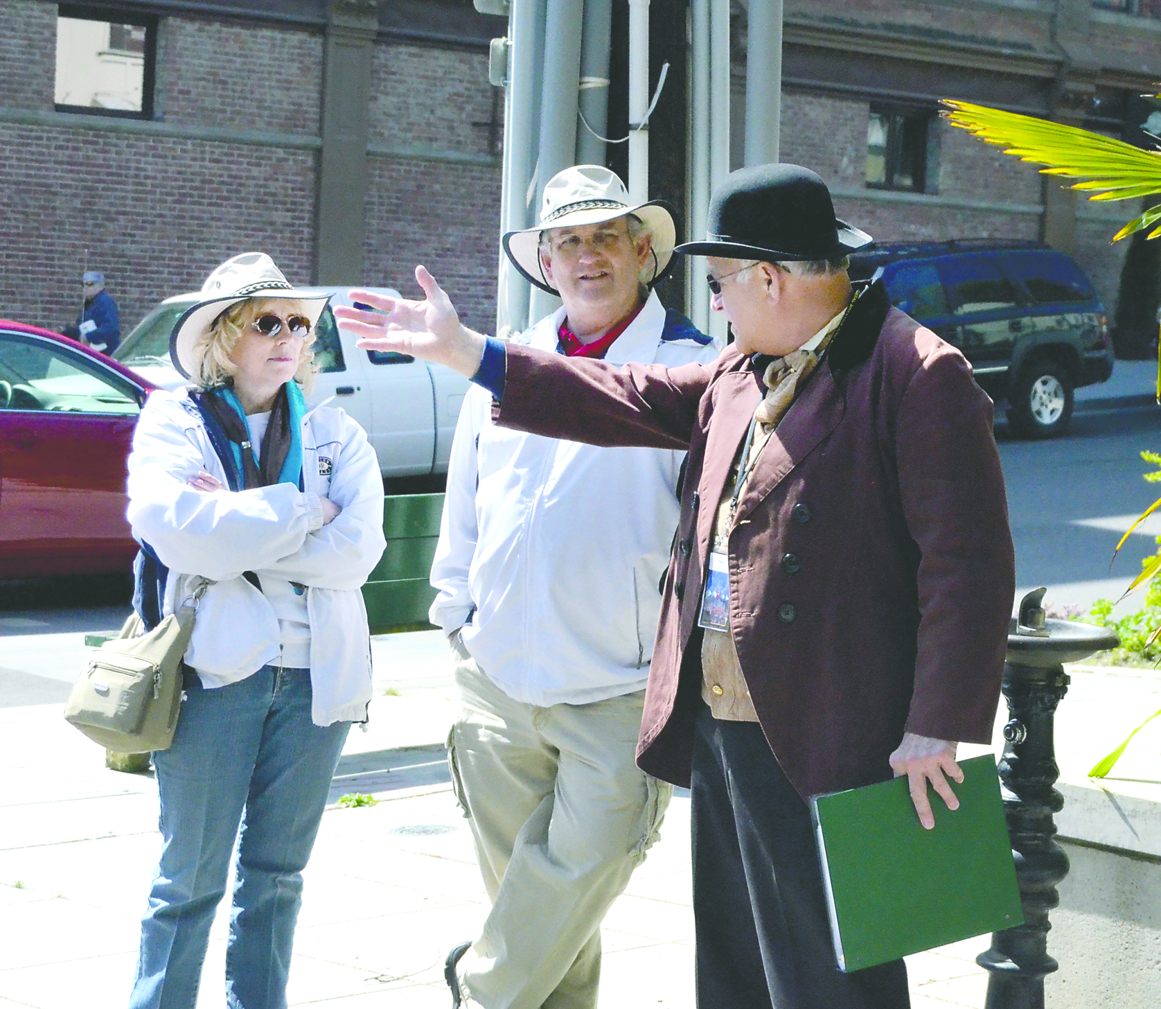 Tour guide Mike Cornforth