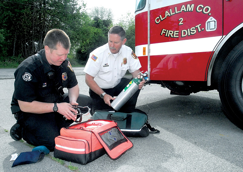 Clallam County Fire District No. 2 firefighter/paramedic Allen Hunt