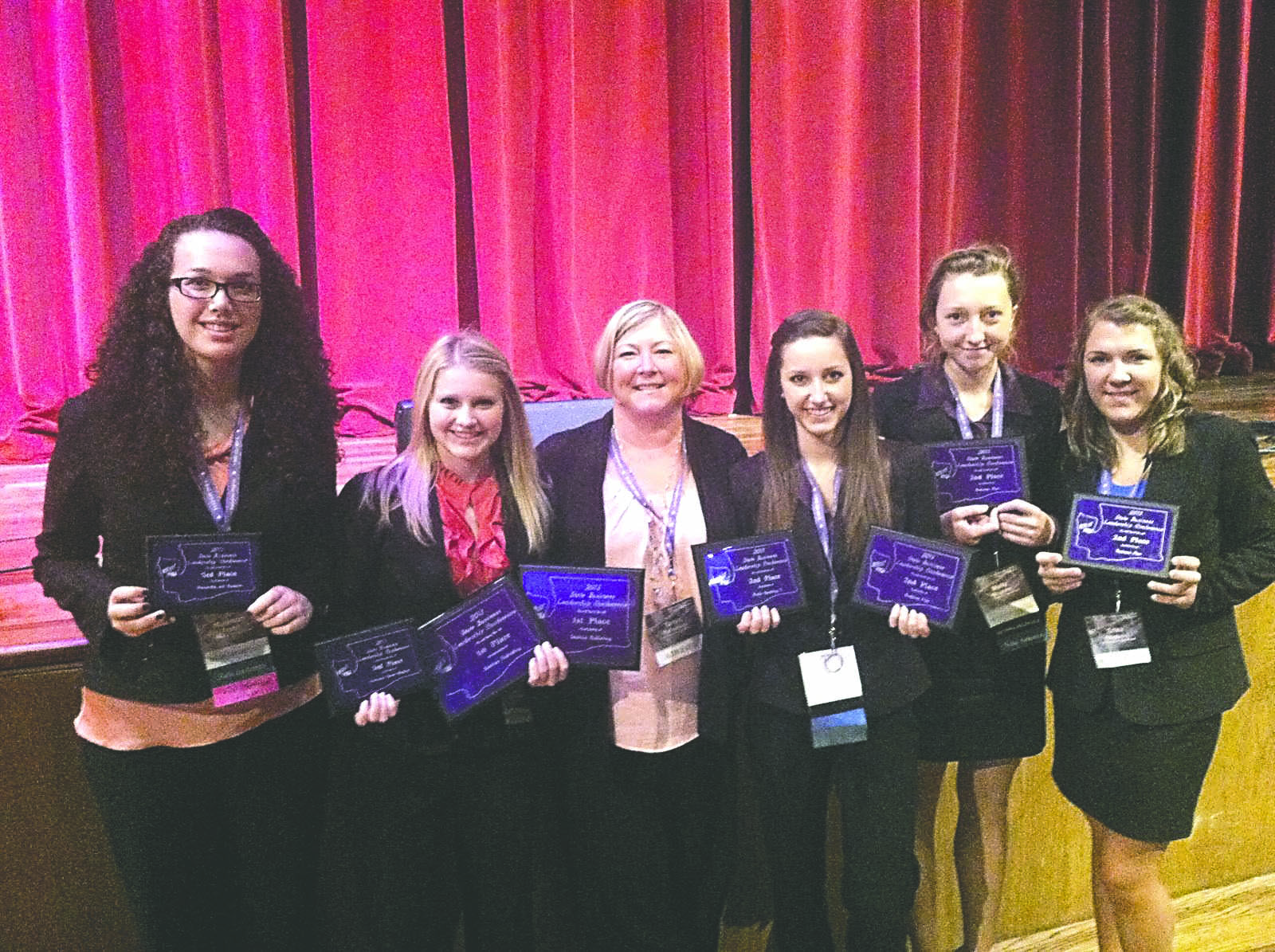 Six Port Townsend High School Future Business Leaders of America students qualified for the national FBLA conference in Anaheim