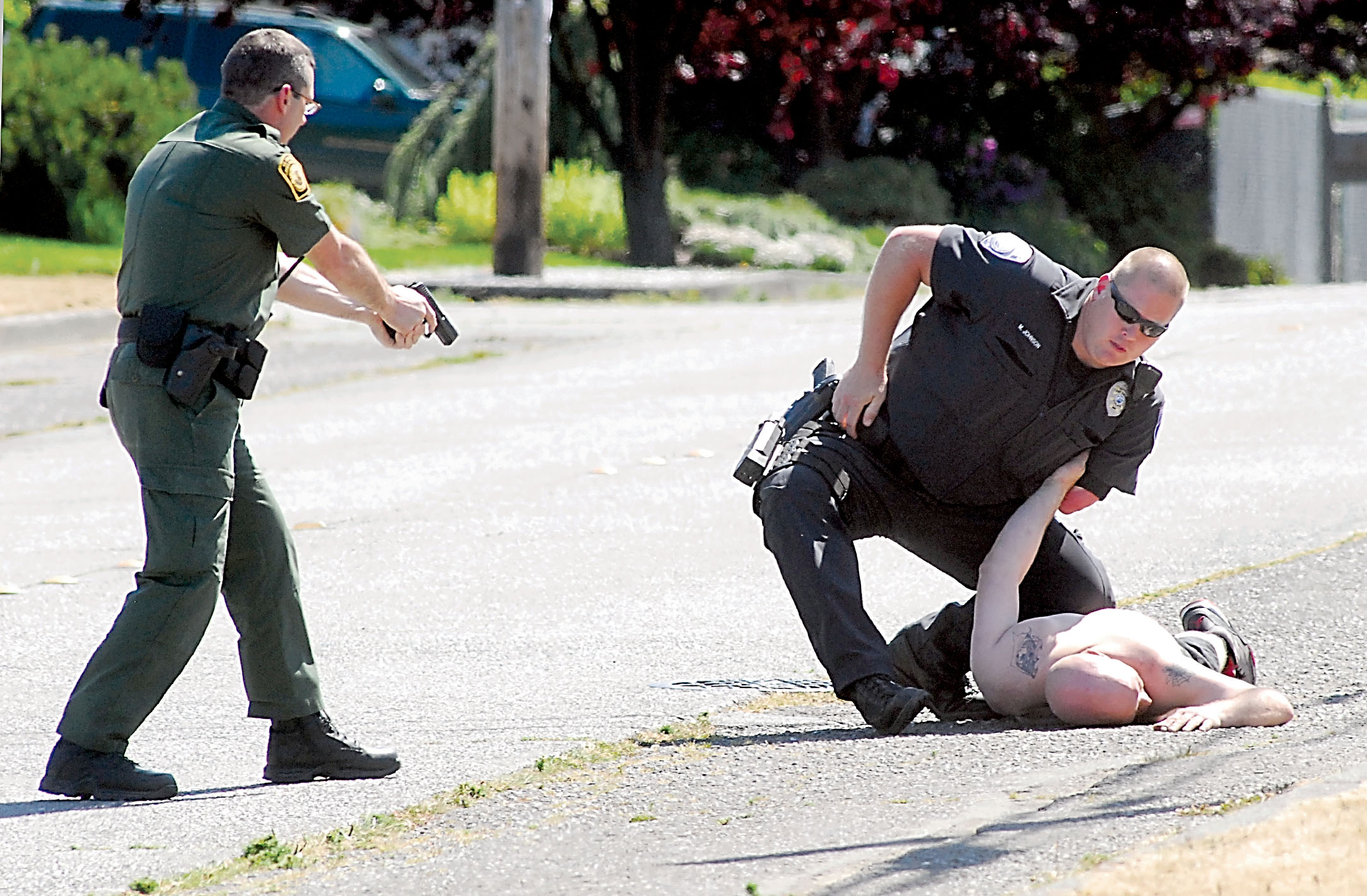 Port Angeles Police Officer Mike Johnson