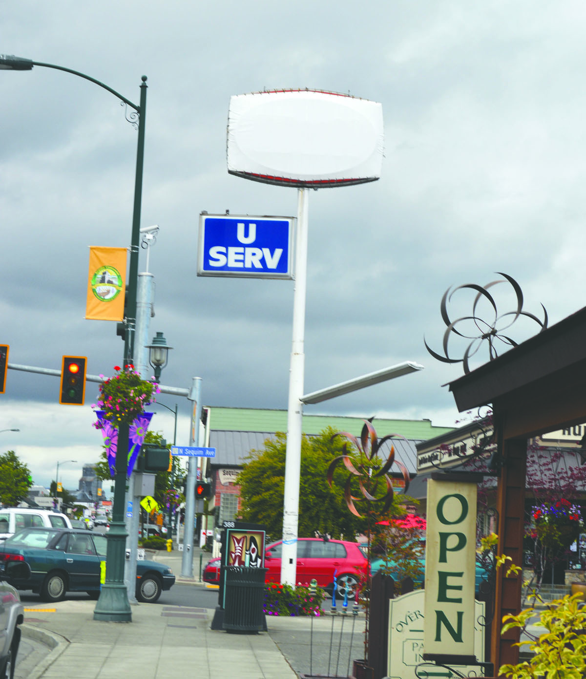 The historic Gull gas sign