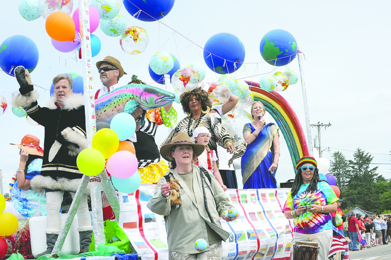 The Quileute Health Clinic float was one of many entries in last year's Quileute Days parade. The weekend celebration this year will include a variety of activities