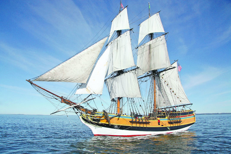 The Lady Washington will make a three-day stop at the Port Ludlow Marina in August