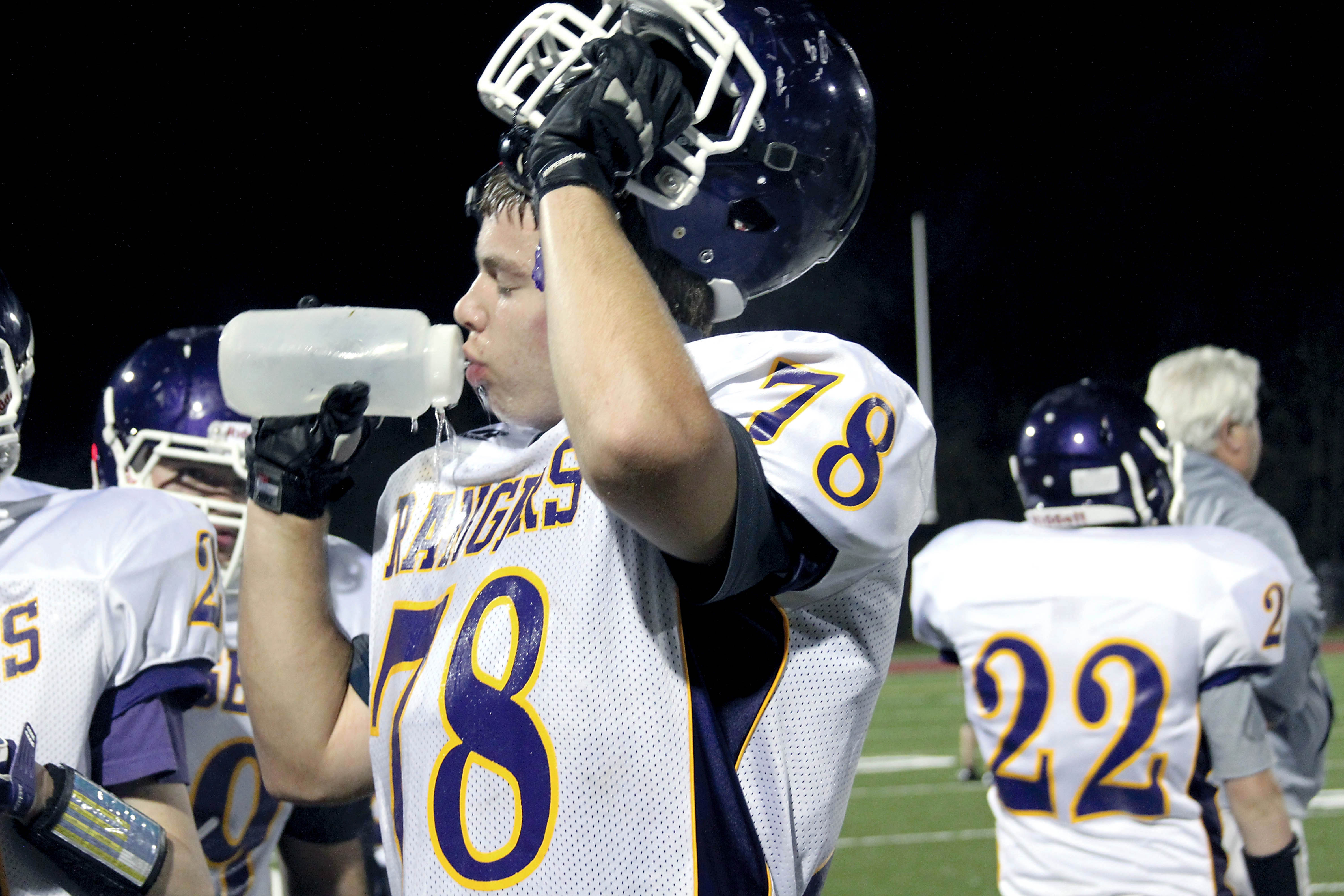 Junior lineman Nate Weller (78) is one of the top returners for Quilcene