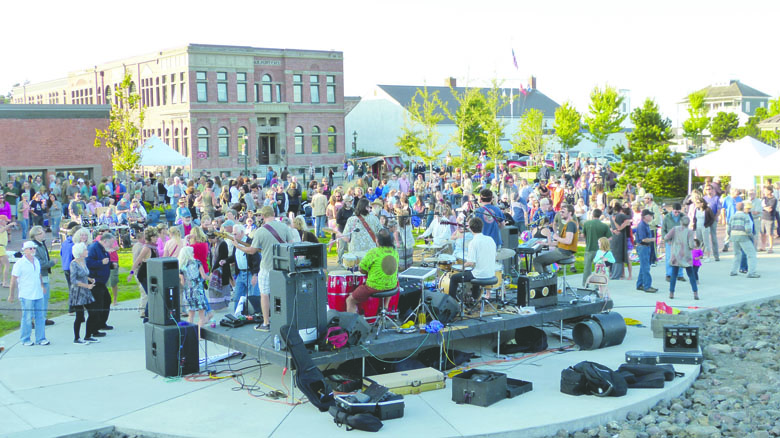 Port Townsend's Concerts on the Dock finishes up its season Thursday. Pictured above is High Council's Aug. 21 appearance at the Pope Marine Park esplanade in downtown Port Townsend. Mike Carroll/KPTZ 91.9 FM