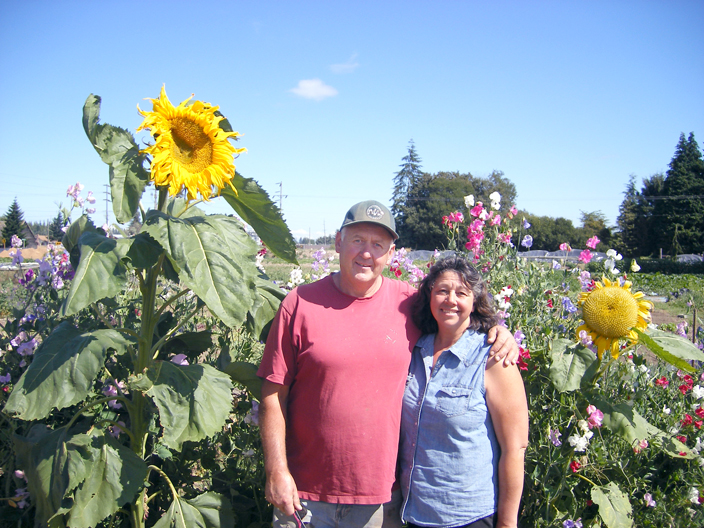 Kelly and Christie Johnston of Agnew were praised for their diverse produce. Tom Sanford/NOLT