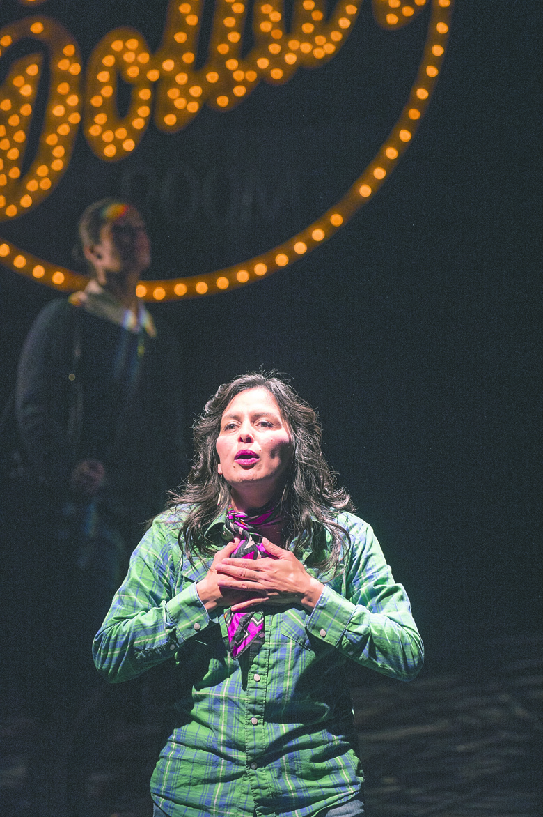 Lisa C. Ravensbergen portrays Annie Cook in “The Rez Sisters