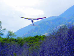 The remote-controlled "Raven" aircraft may be used to monitor dam projects across the country. U.S. Geological Survey