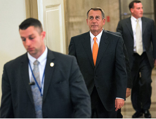 Speaker John A. Boehner returned to the Capitol on Wednesday night. The New York Times