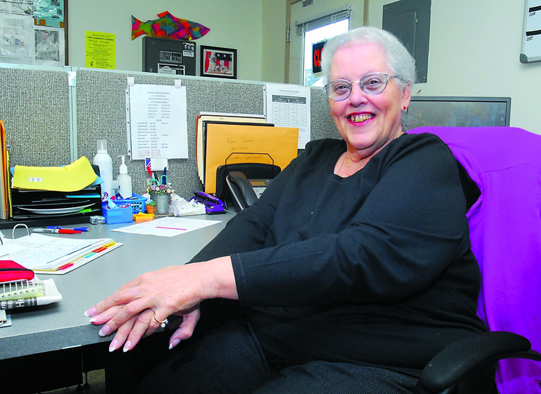 Veterans advocate Venay Money sits in her office at the Port Angeles Veterans Center on Thursday. Money will be honored by the state for outstanding services to veterans. Keith Thorpe/Peninsula Daily News 