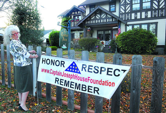 Betsy Reed Schultz is turning a bed-and-breakfast in Port Angeles into a place of respite for families of fallen service members. Keith Thorpe/Peninsula Daily News