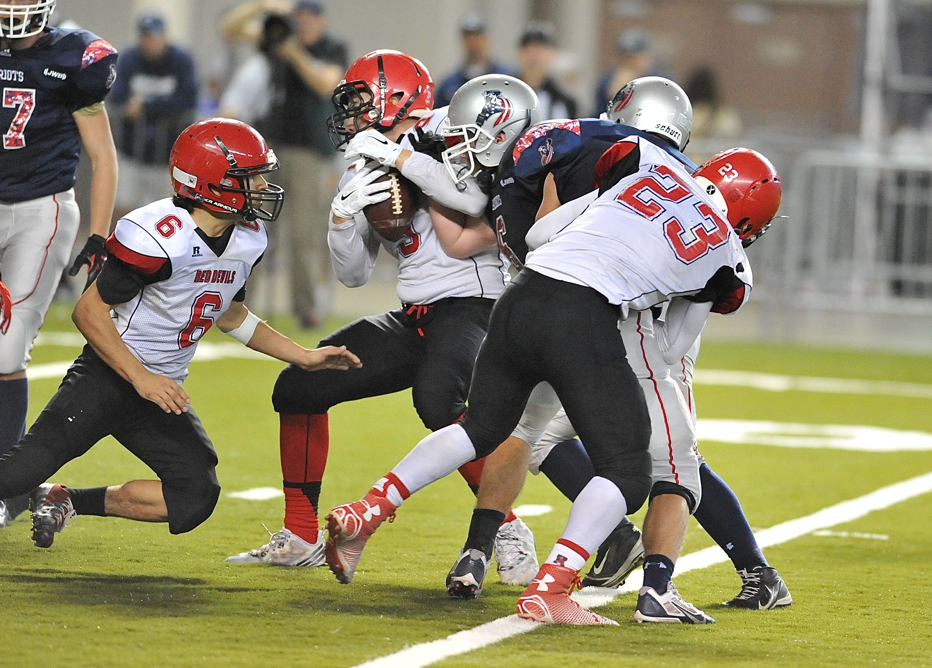 Neah Bay senior defensive lineman John Reamer