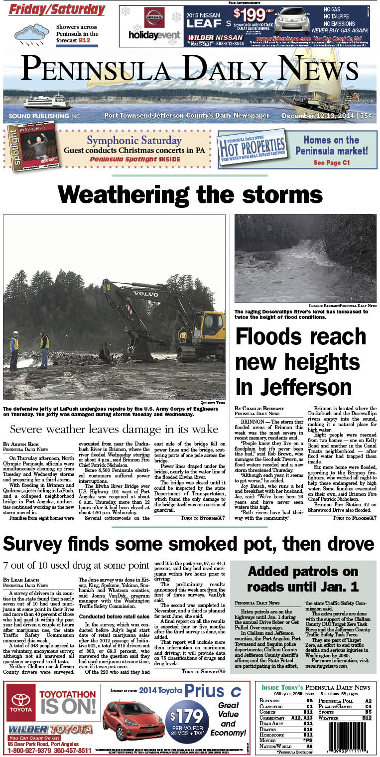 Here is today's front page for our Jefferson County readers — news tailored to your community. There's more inside that isn't online!