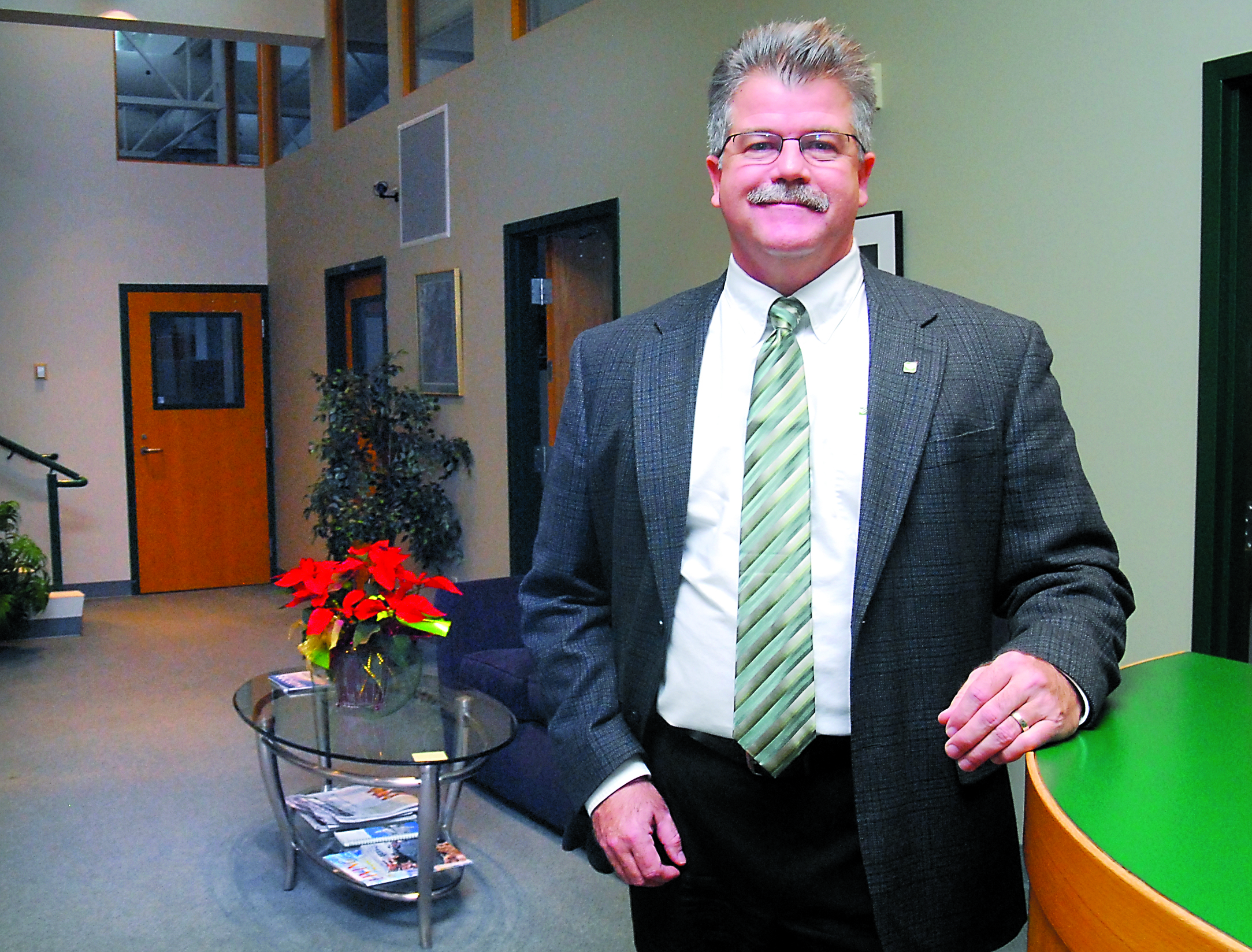 First Federal interim President and CEO Larry Hueth.  -- Photo by Keith Thorpe/Peninsula Daily News