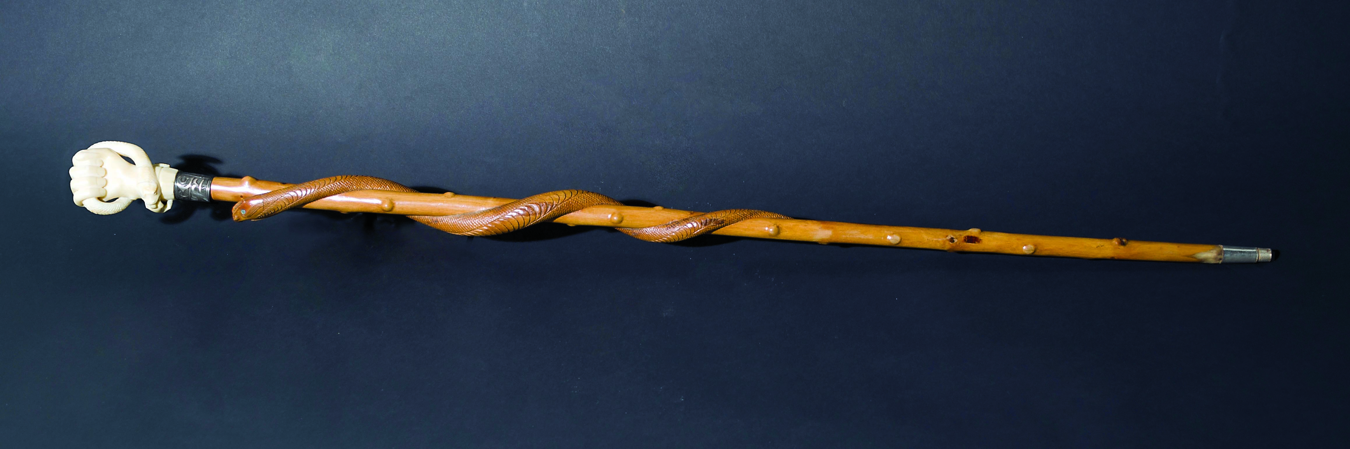 The James Swan-Charles Edenshaw cane is on loan to the Vancouver Art Gallery until Feb. 2.