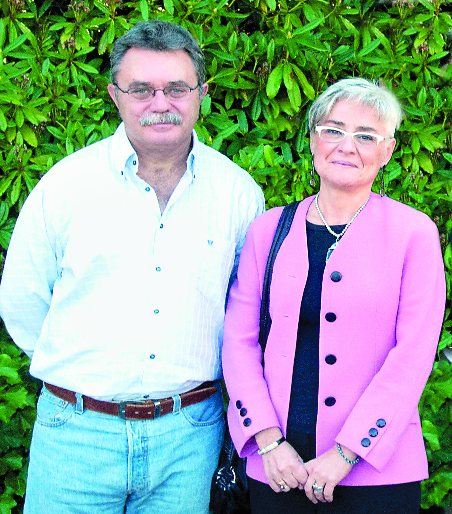 Journalist Anselmo Mancebo and his wife