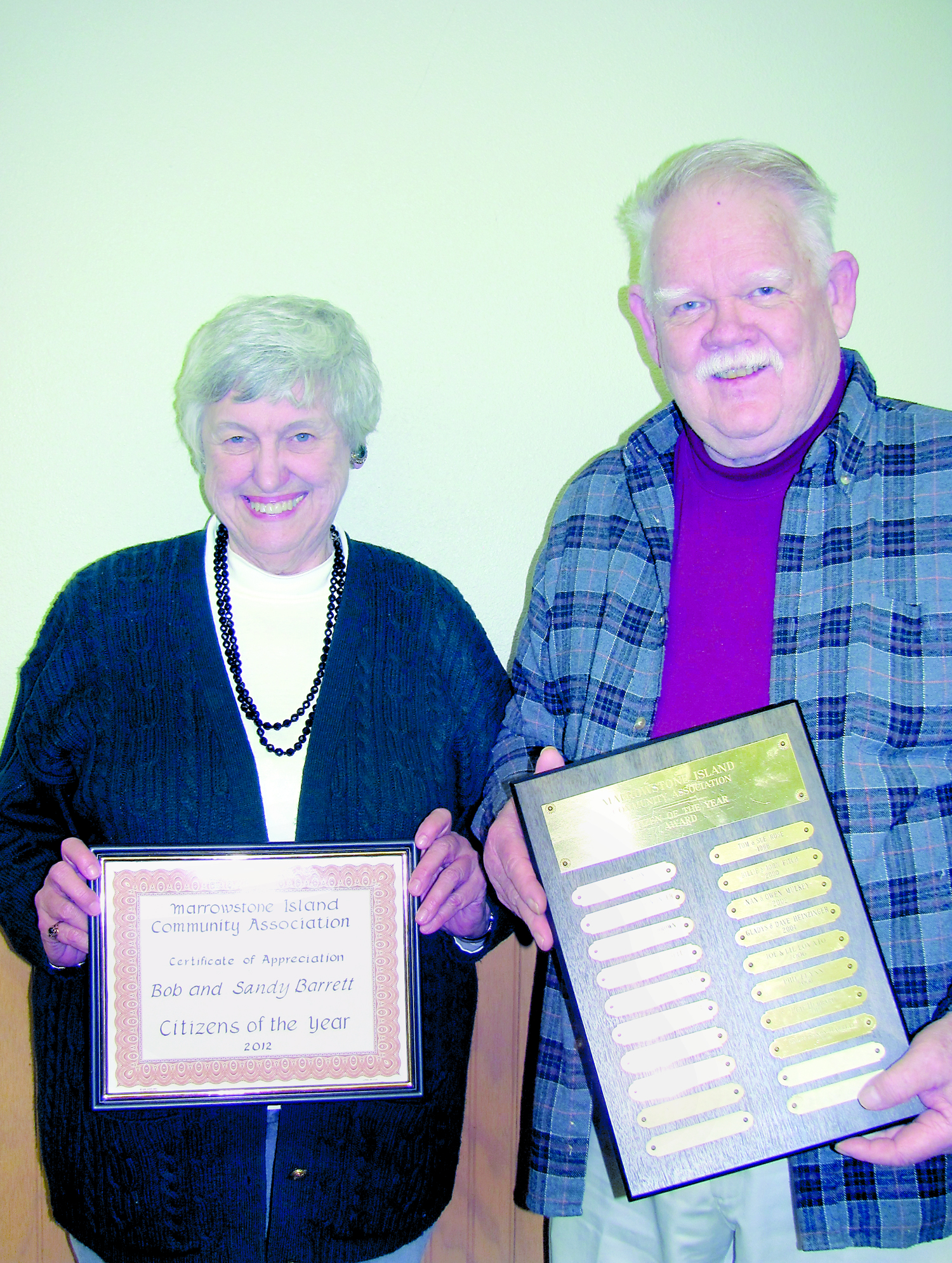 Sandy and Bob Barrett