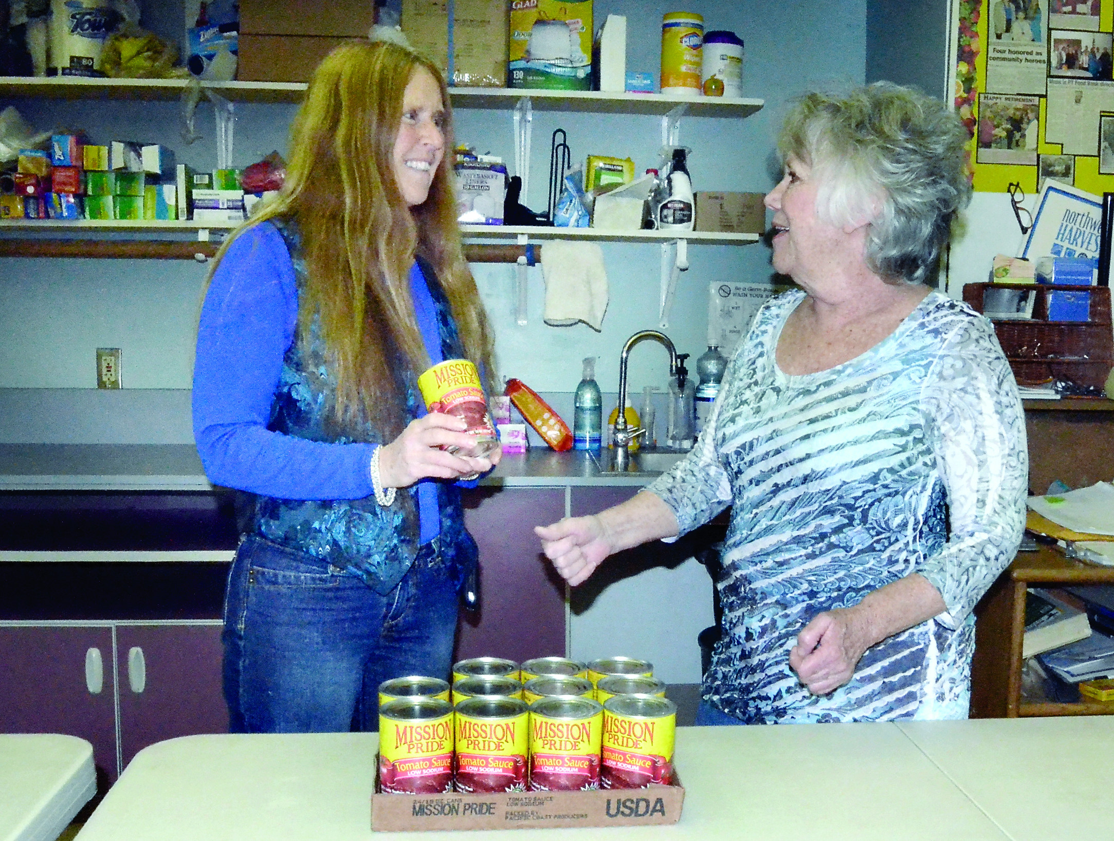 Port Townsend Food Bank Manager Shirley Moss