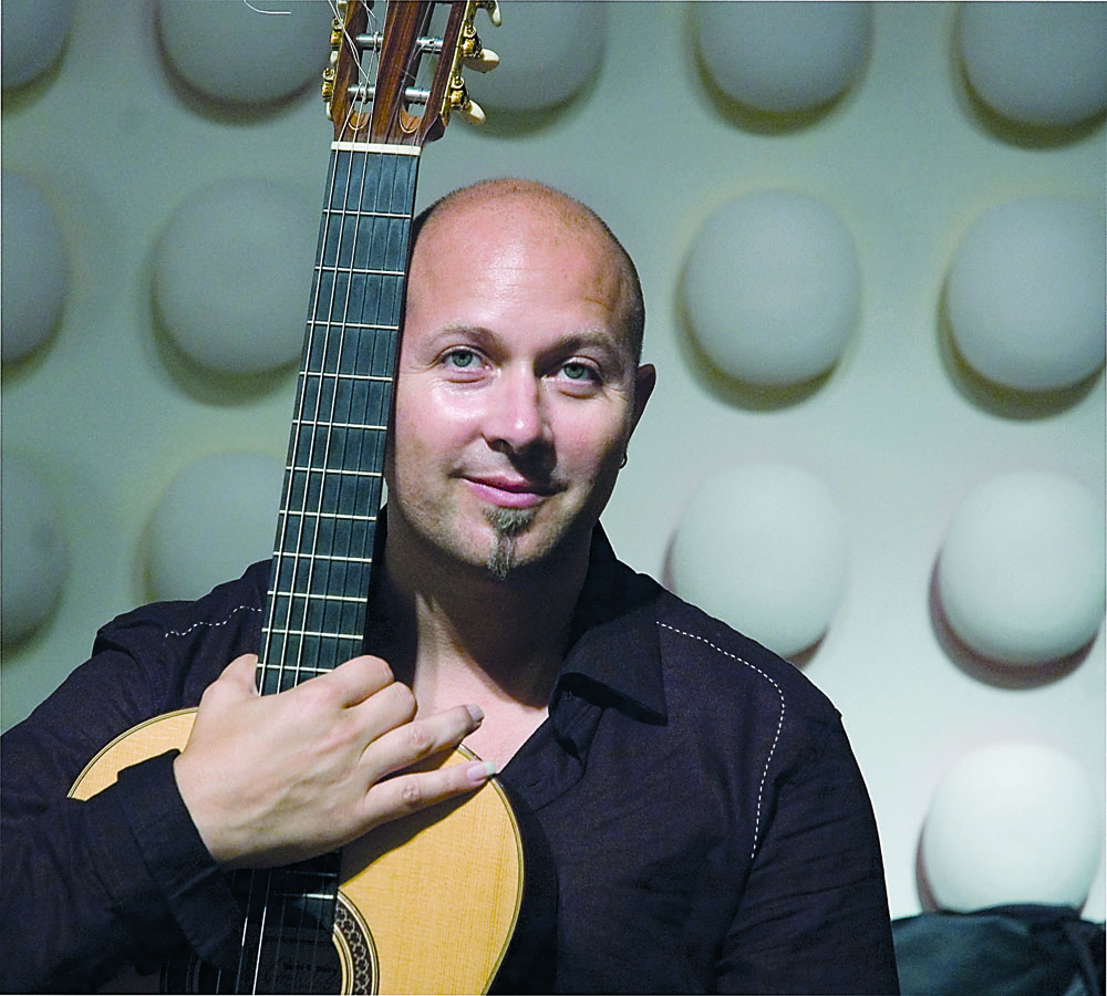 Musician Andre Feriante will bring his special brand of music to the Port Angeles Fine Arts Center on Sunday at 2 p.m.