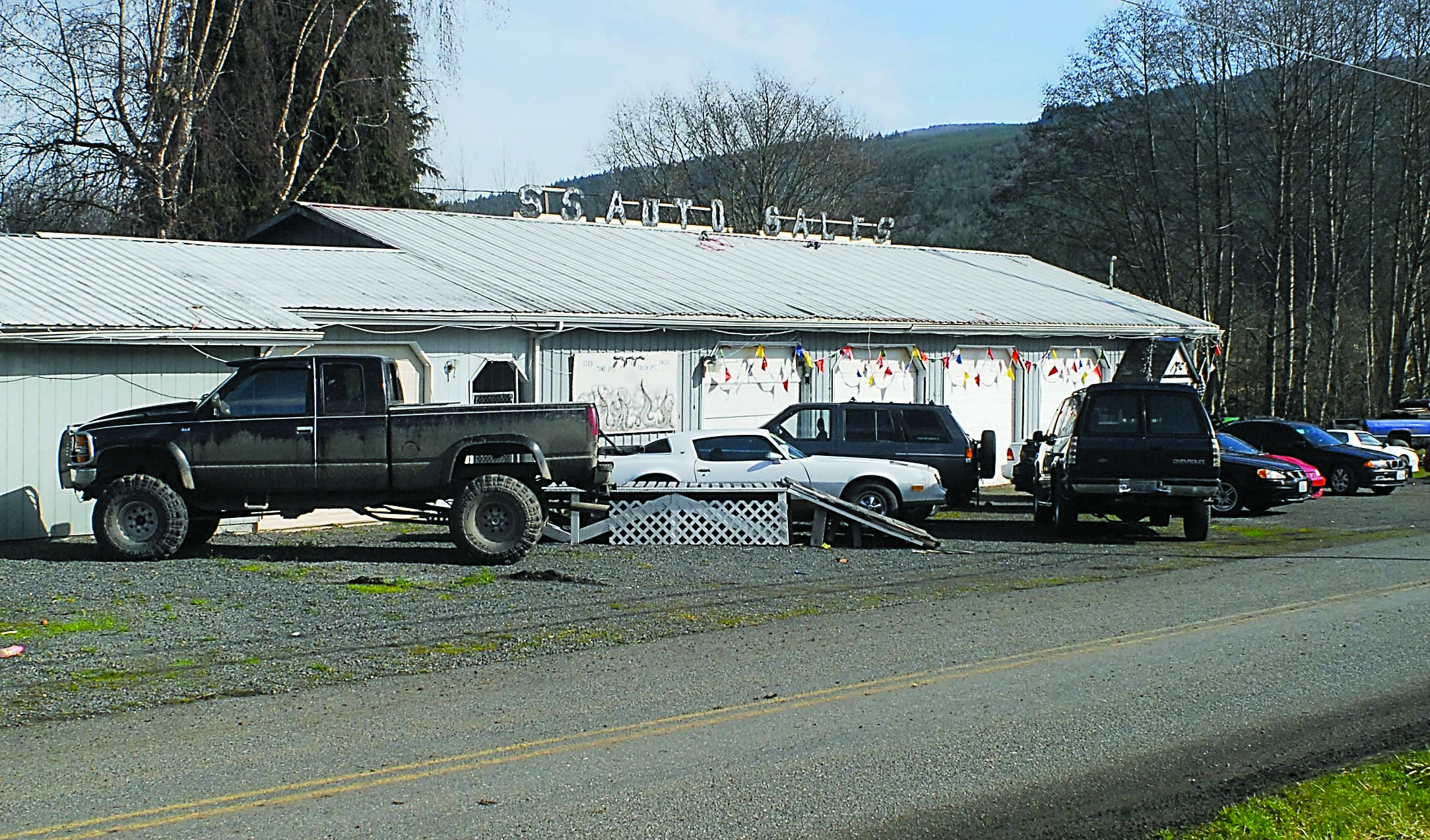 The U.S. Attorney’s Office says that Sellin’ Style auto dealership in Blyn was a major meth distribution point. — Keith Thorpe/Peninsula Daily News