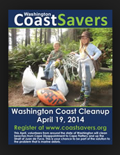 Washington Coast Cleanup extends to Strait beaches; volunteer registration for April 19 event open now