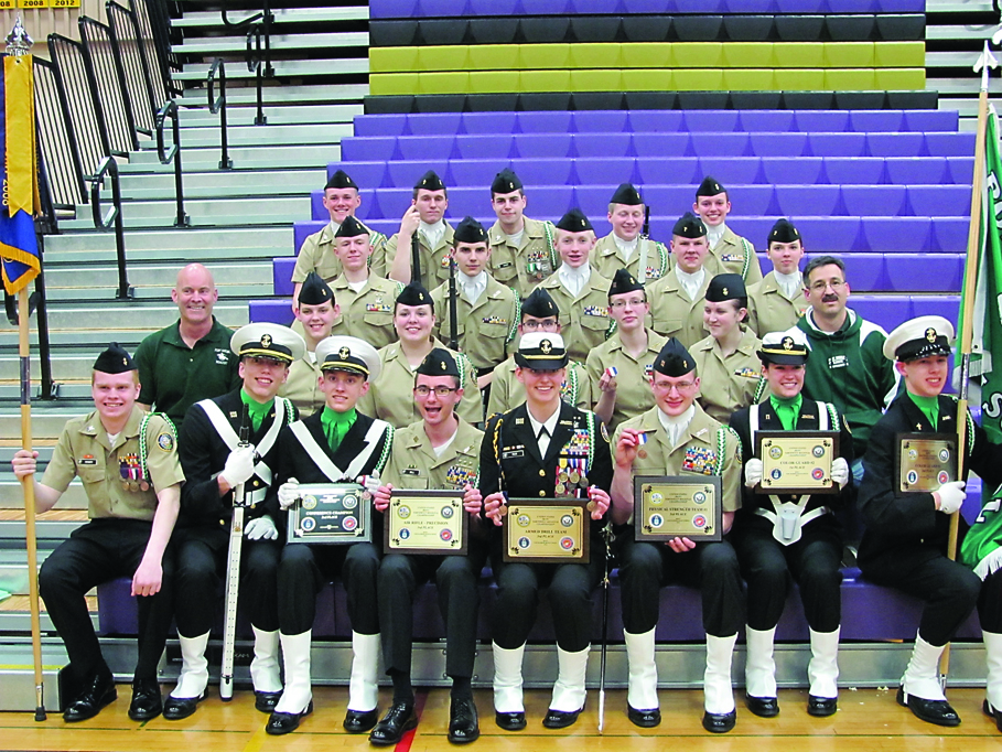 The Port Angeles High School Naval Junior Reserve Officer Training Corps placed at last weekend's Northwest Drill & Rifle Conference Regional Championships.