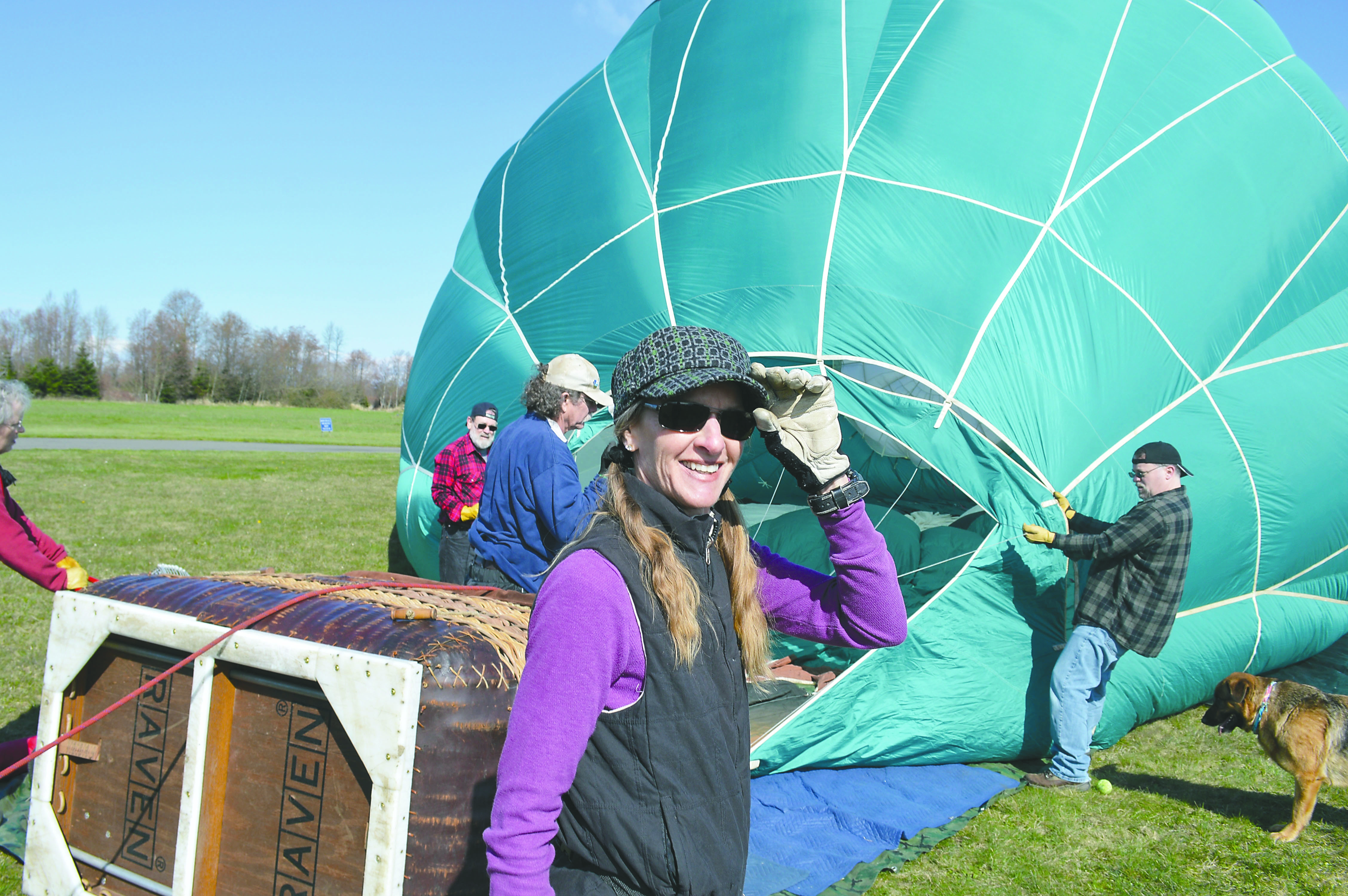 Capt. Crystal Stout and crew will sail her hot air balloon at this September’s Olympic Peninsula Air Affaire