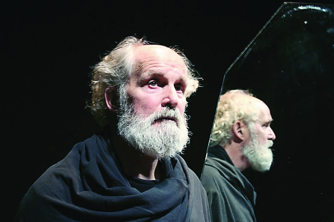 Lawrason Driscoll stars in “King Lear.” —Photo by Shelly Randall/Key City Public Theatre