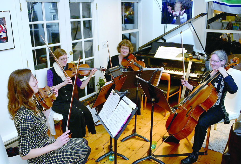 The Hesperiana Quartet — from left