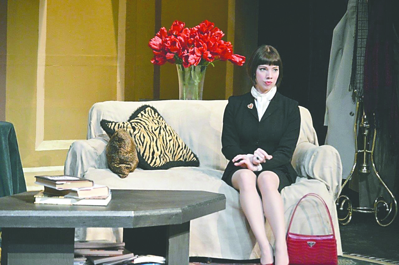 Charisa Silliman portrays the uptight Annette Raleigh in “God of Carnage.” -- Photo by Diane Urbani de la Paz /Peninsula Daily News