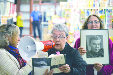 At the Port Angeles east-side Safeway during Saturday's traveling reading of Raymond Carver's writing