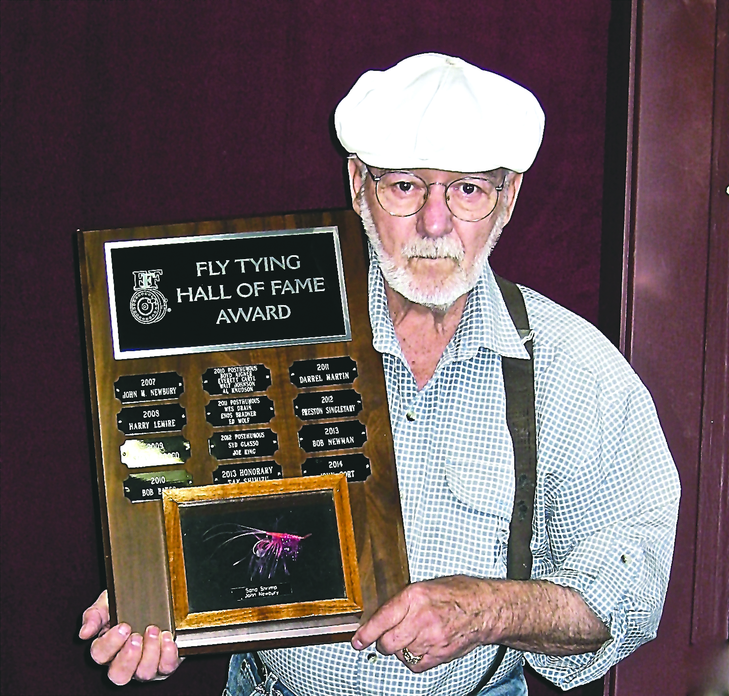 Port Angeles resident John Gort recently received the Fly Tying Hall of Fame Award from the Washington Council of the International Federation of Fly Fishers. Bill Wrobel