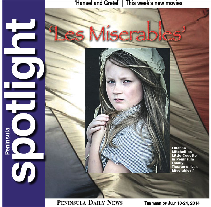 Lilianna Mitchell appears as Little Cosette in Peninsula Family Theater’s “Les Miserables