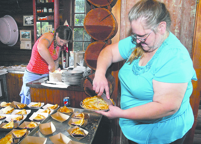 Pie volunteers Whitney Woodard